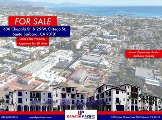 Plus de détails pour 630 Chapala St, Santa Barbara, CA - Local commercial à vendre