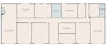 4815-4817 E Busch Blvd, Tampa, FL à louer Plan d’étage– Image 1 sur 1