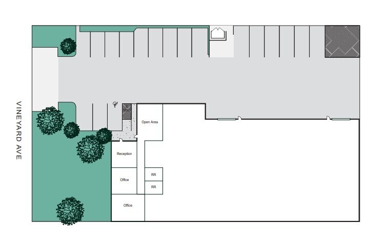 1521 S Vineyard Ave, Ontario, CA à louer - Plan de site – Image 3 sur 3