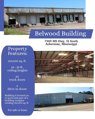 Plus de détails pour 7340 Bellwood Rd, Ackerman, MS - Industriel/Logistique à vendre