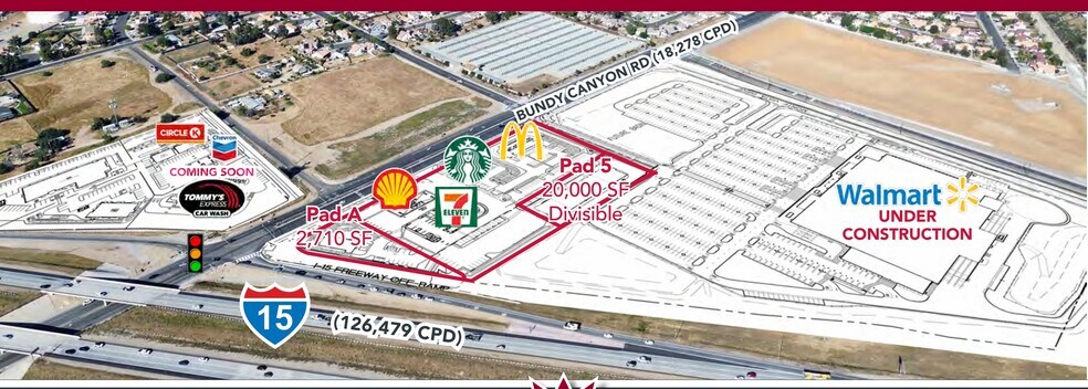 Bundy Canyon Rd, Wildomar, CA à louer - Plan de site – Image 2 sur 3