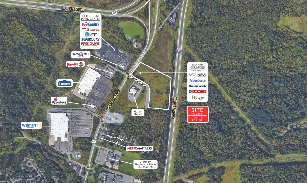 250 Route 9W, Glenmont, NY à louer - Aérien – Image 3 sur 6