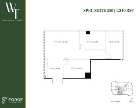 1349 Empire Central Dr, Dallas, TX à louer Plan d’étage– Image 1 sur 5