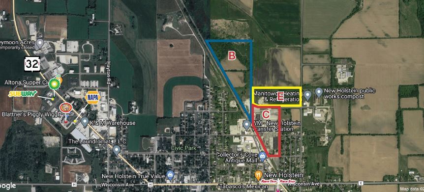 Taft Avenue, New Holstein, WI à vendre - Aérien – Image 2 sur 2