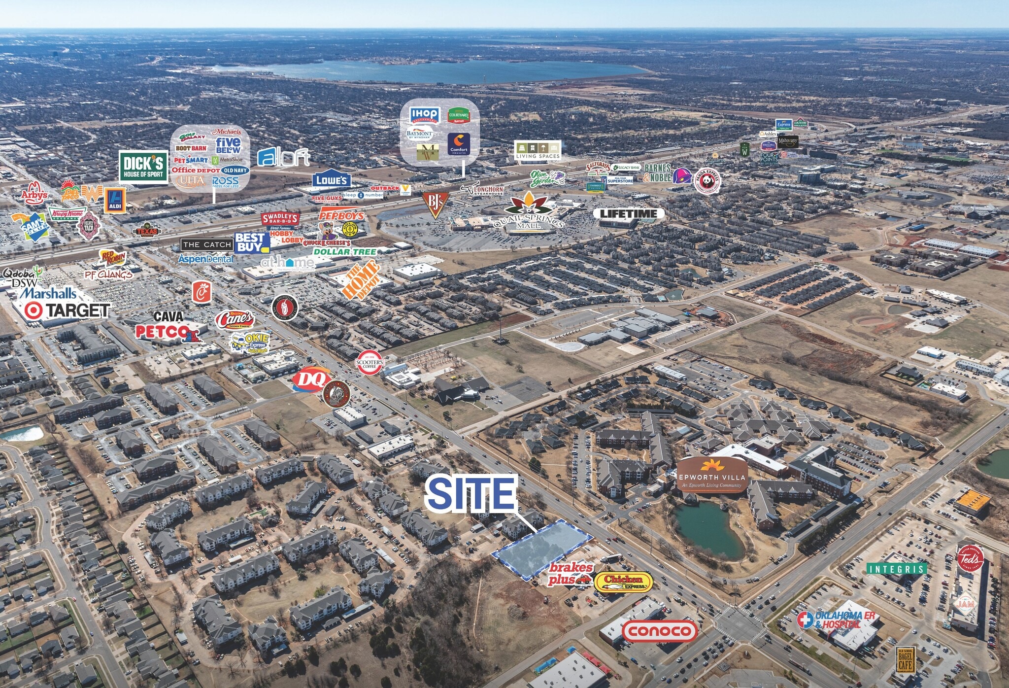 15000 N Pennsylvania Ave, Oklahoma City, OK à louer Aérien– Image 1 sur 3