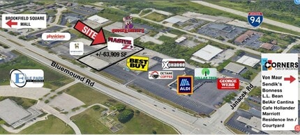 19355 W Bluemound Rd, Brookfield, WI - VUE AÉRIENNE  vue de carte