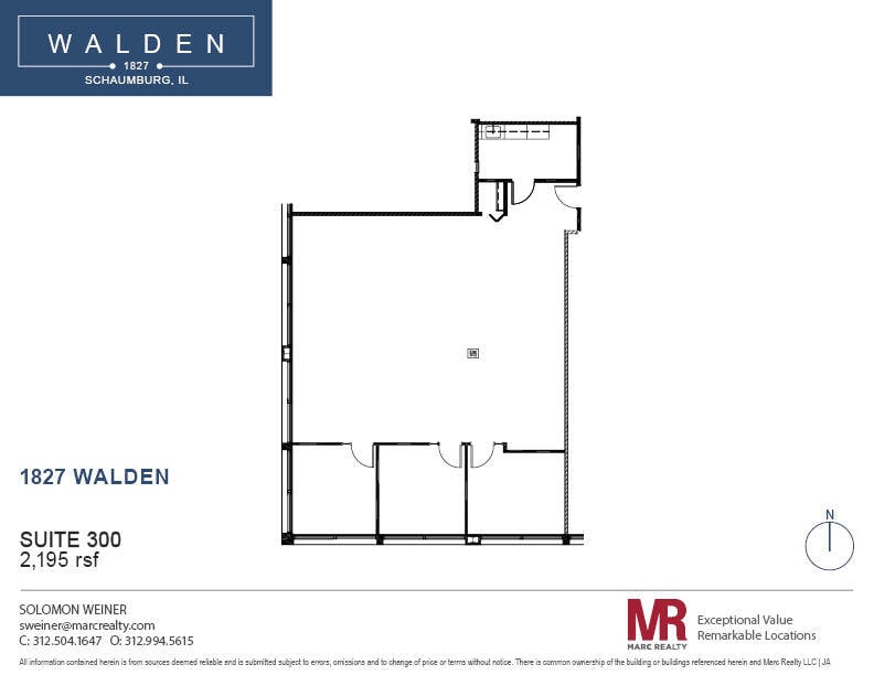 1827 Walden Office Sq, Schaumburg, IL à louer Plan d’étage– Image 1 sur 1