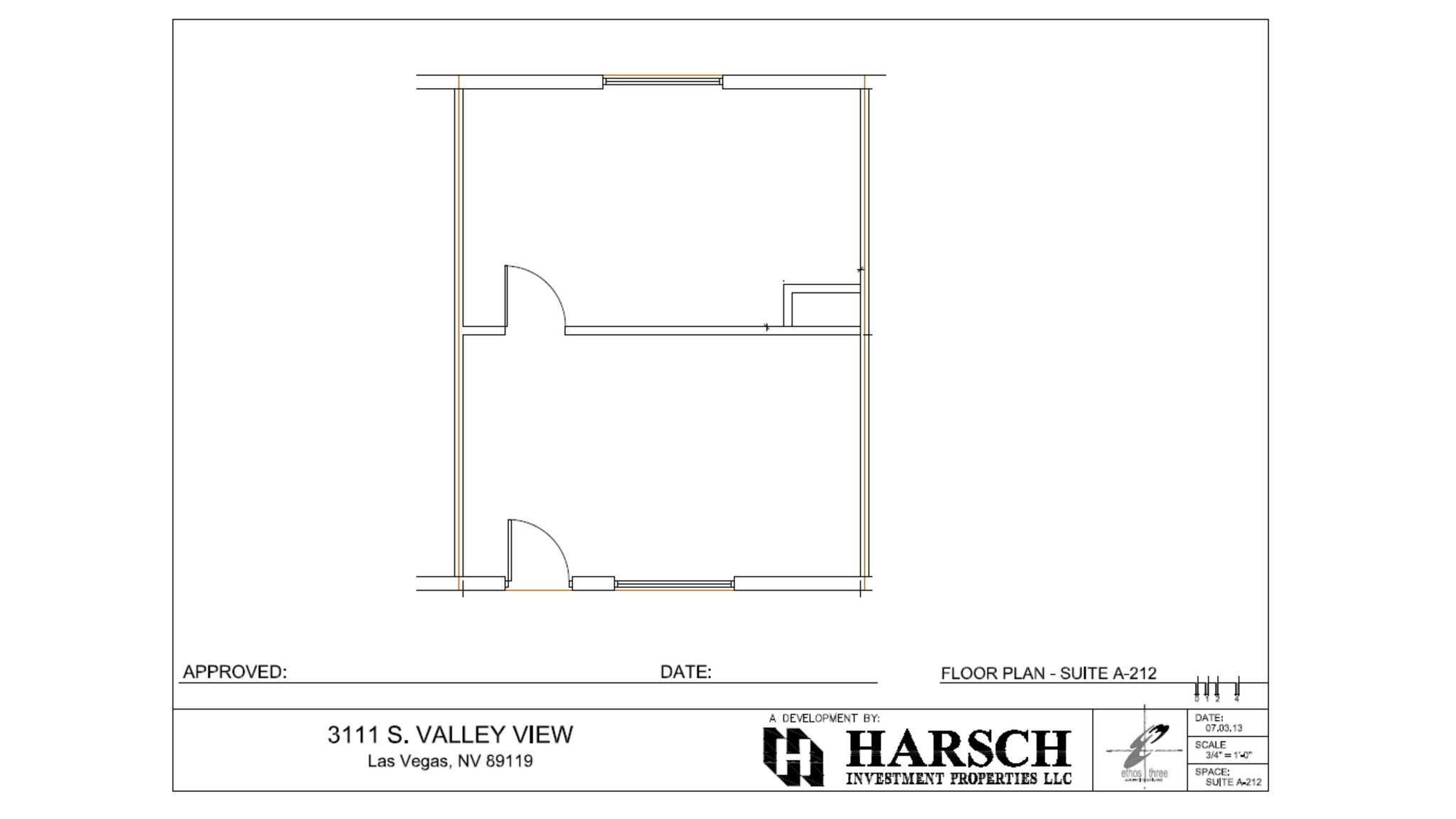 3111 S Valley View Blvd, Las Vegas, NV à louer Plan de site– Image 1 sur 1