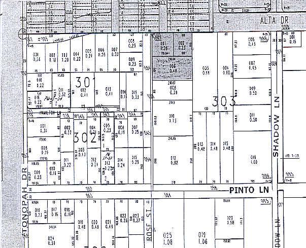 501 Rose St, Las Vegas, NV à louer - Plan cadastral – Image 2 sur 4