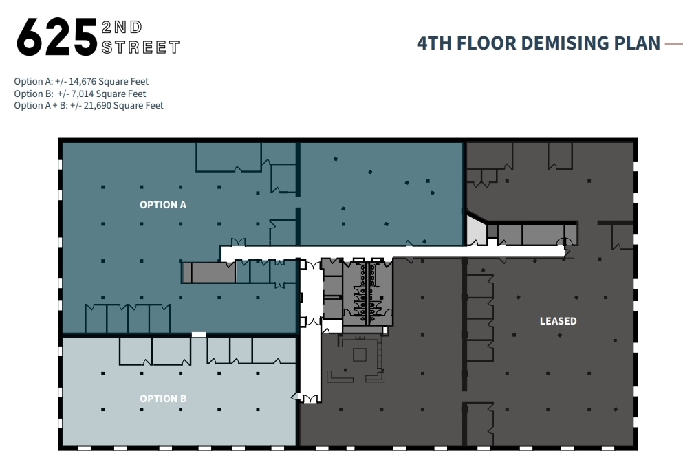 625 2nd St, San Francisco, CA à louer Plan d’étage– Image 1 sur 7