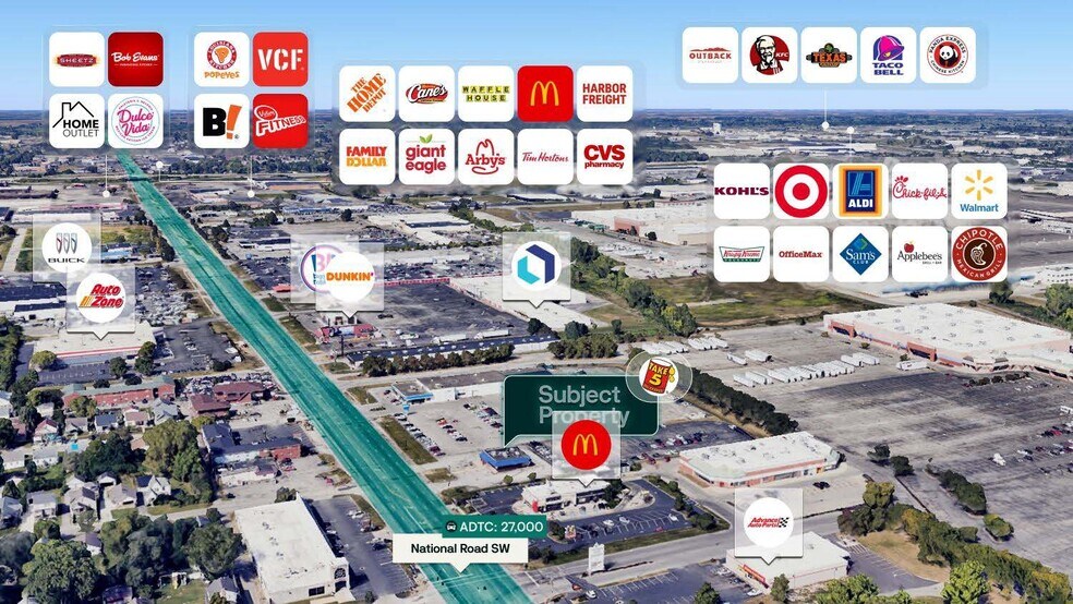 3660 National Rd SW, Columbus, OH à vendre - Photo de l’immeuble – Image 2 sur 3