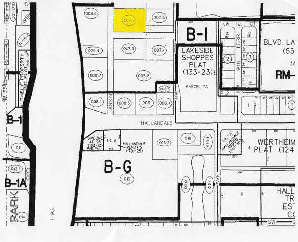 1063-1087 NW 1st Ct, Hallandale Beach, FL à vendre - Plan cadastral – Image 2 sur 17
