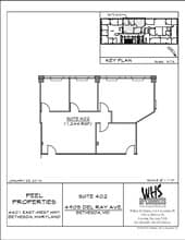 4905 Del Ray Ave, Bethesda, MD à louer Plan d’étage– Image 1 sur 1