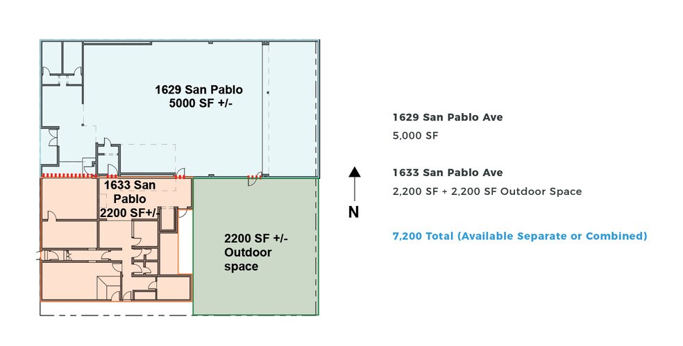 1629 San Pablo Ave, Berkeley, CA à louer - Plan de site – Image 3 sur 9