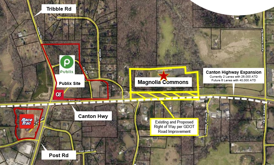 Canton Hwy, Cumming, GA à vendre - Aérien – Image 2 sur 5