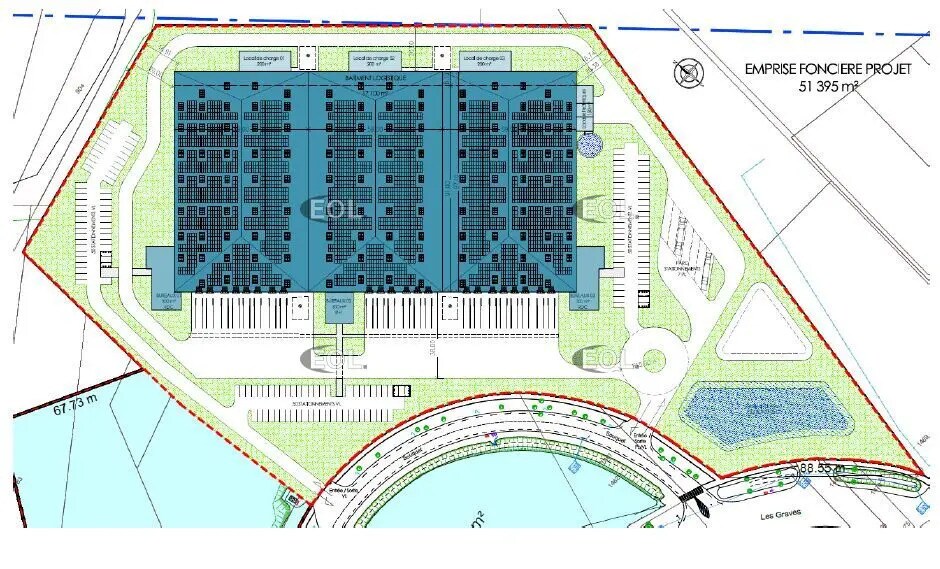 Industriel/Logistique dans Montbartier à louer Plan de site– Image 1 sur 2