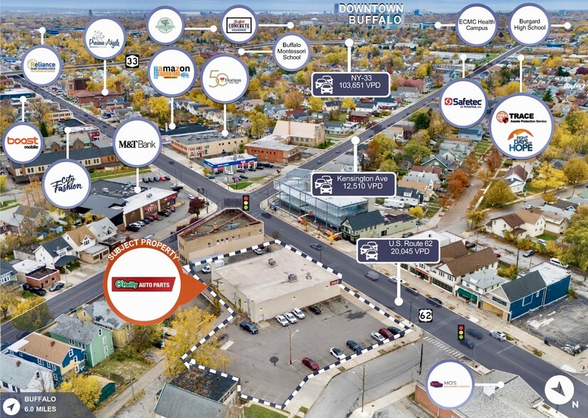 3079 Bailey Ave, Buffalo, NY à vendre - Aérien – Image 2 sur 10