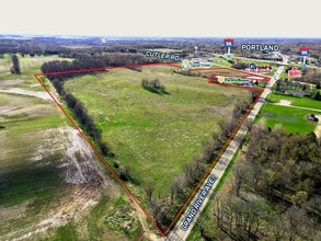 1800 E Grand River Ave, Portland, MI - Vue aérienne  vue de carte