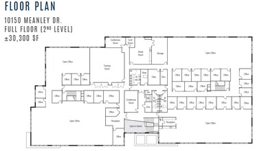 10150 Meanley Dr, San Diego, CA à louer Plan d’étage– Image 2 sur 2