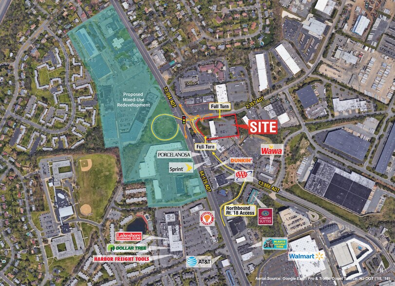 710 Old Bridge Tpke & Route 18, East Brunswick, NJ à vendre - Photo principale – Image 1 sur 5