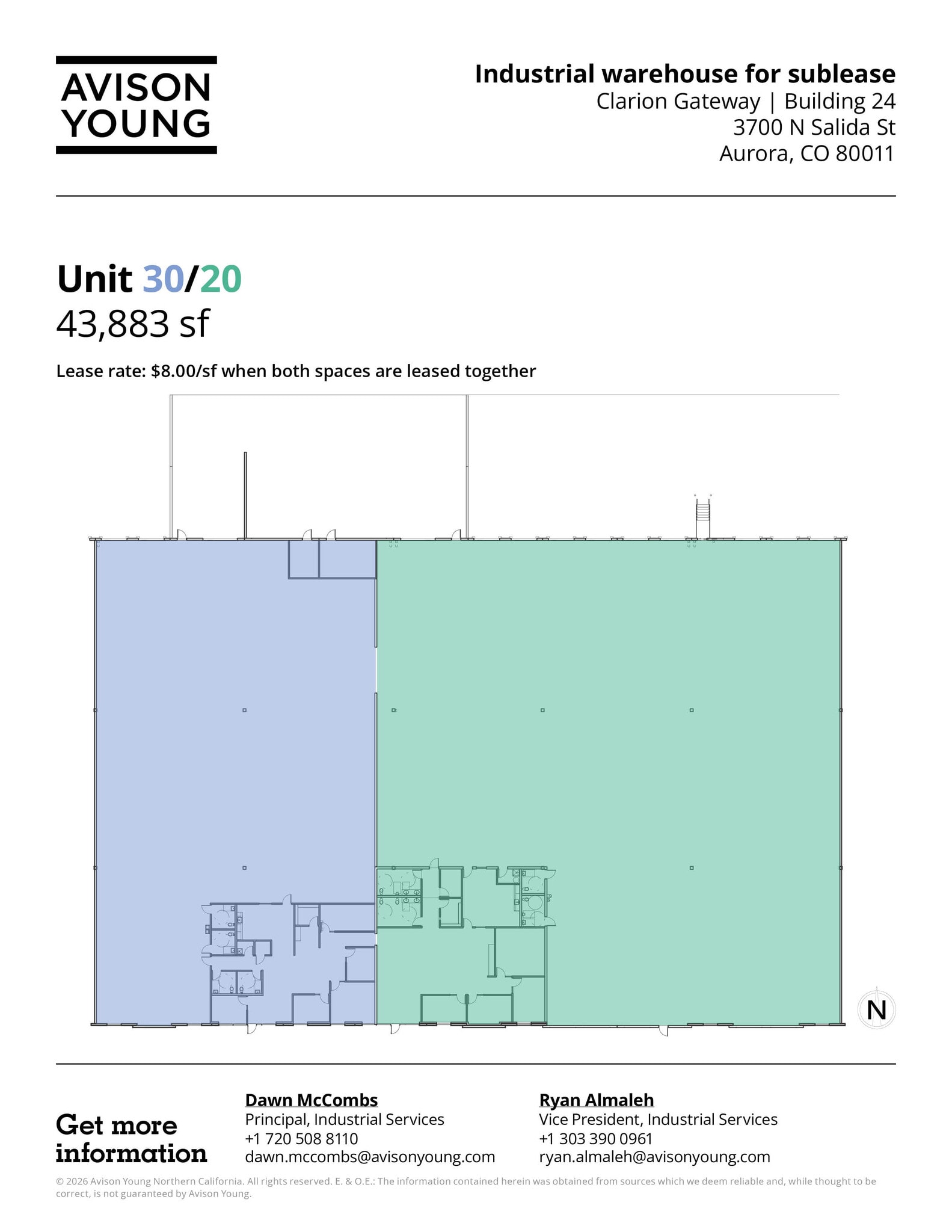 3700 N Salida St, Aurora, CO à louer Plan d’étage– Image 1 sur 1