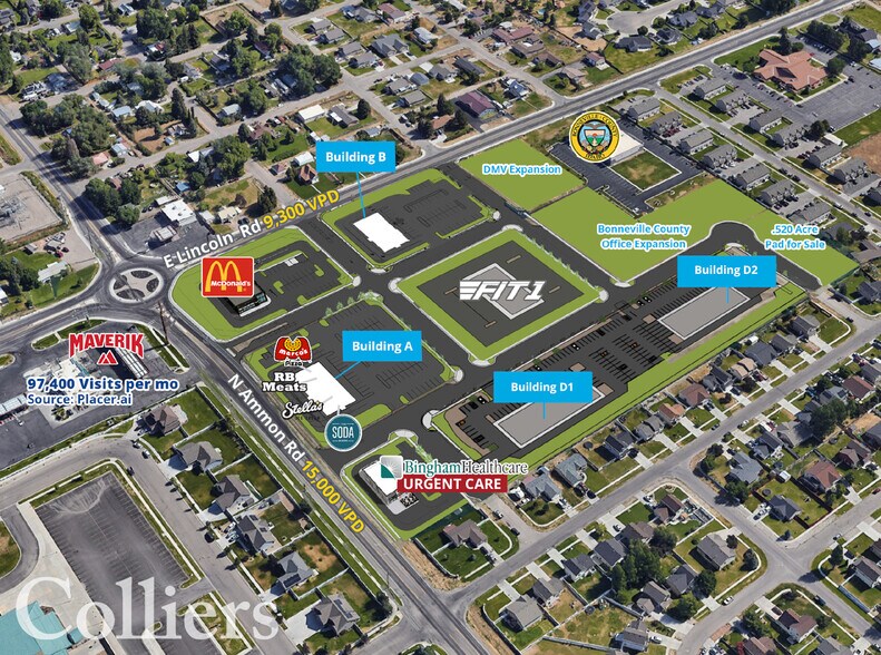 3710 Lincoln Rd., Idaho Falls, ID à louer - Photo de l’immeuble – Image 2 sur 6
