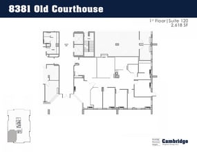 8381 Old Courthouse Rd, Vienna, VA à louer Plan d’étage– Image 1 sur 1