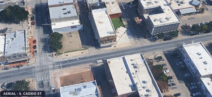 111 S Caddo St, Cleburne, TX - Vue aérienne vue de carte