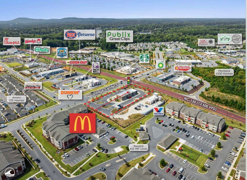 3961 Village Ctr S, Sherrills Ford, NC à vendre - Photo de l’immeuble – Image 3 sur 4