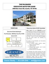 3006 Bee Caves Rd, Austin, TX à louer Plan d’étage– Image 1 sur 1