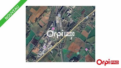 Valence - Vue aérienne  vue de carte