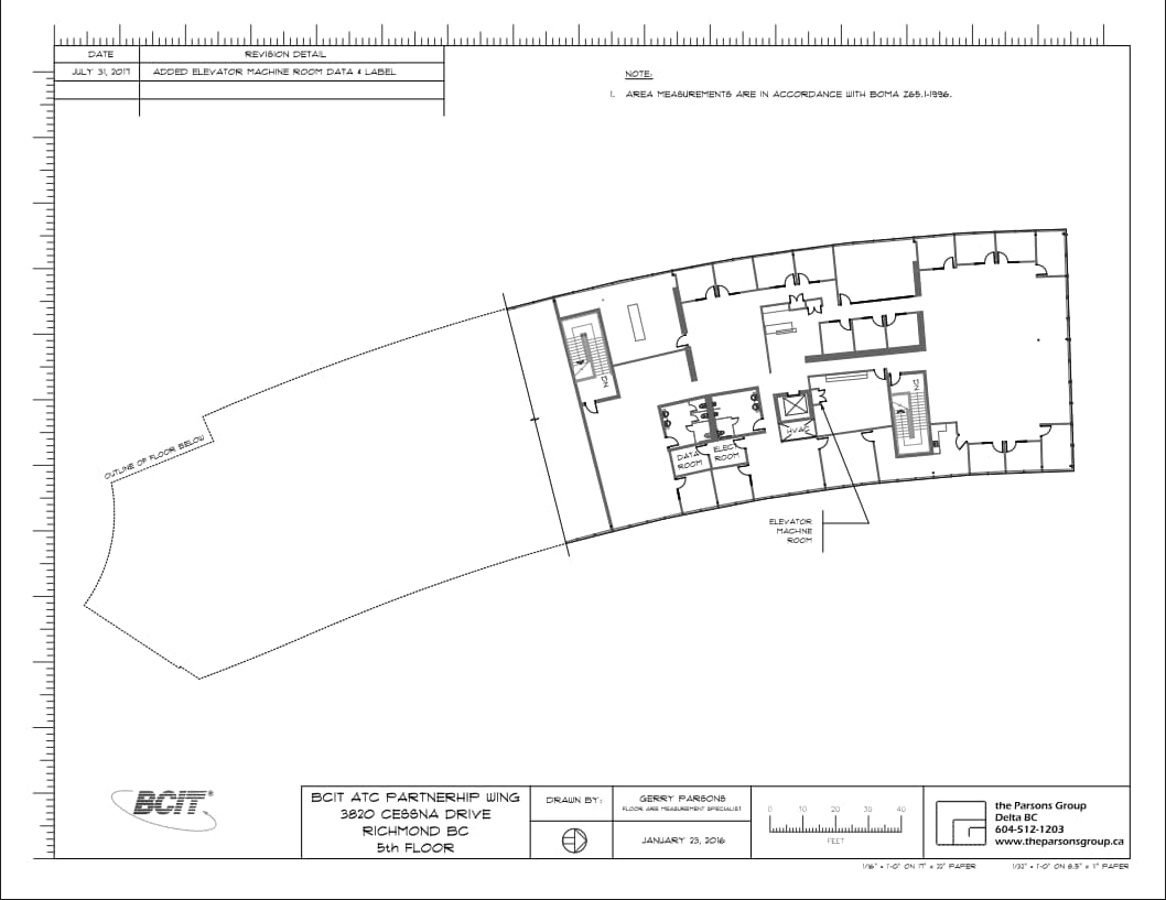 3820 Cessna Dr, Richmond, BC à louer Plan d’étage– Image 1 sur 1