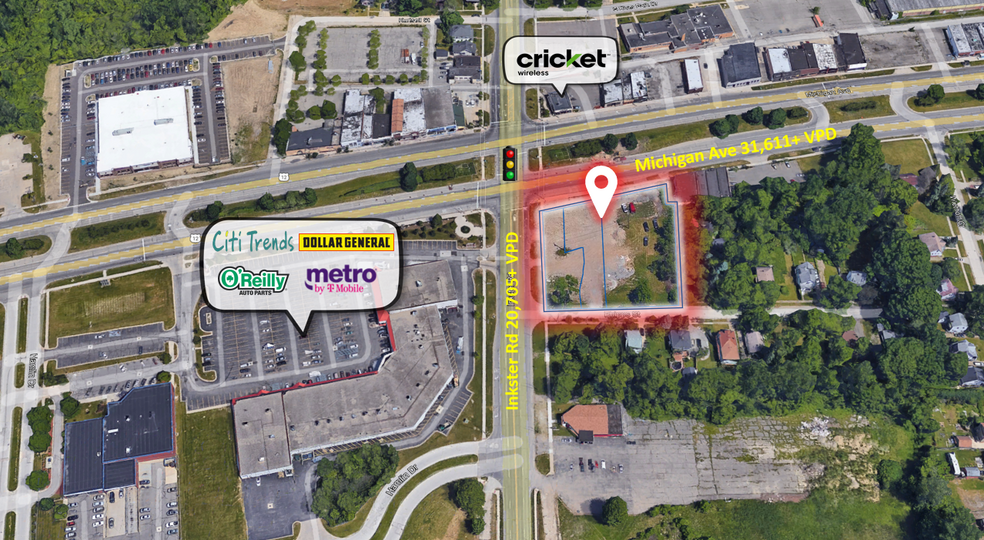 27341-27377 Michigan Ave, Inkster, MI à louer - Photo de l’immeuble – Image 1 sur 9