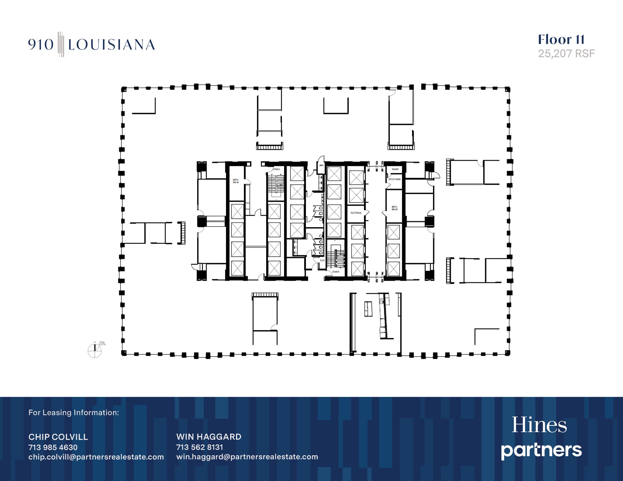 910 Louisiana St, Houston, TX à louer Plan d’étage– Image 1 sur 1