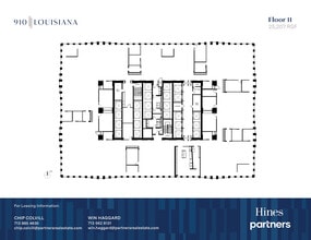 910 Louisiana St, Houston, TX à louer Plan d’étage– Image 1 sur 1