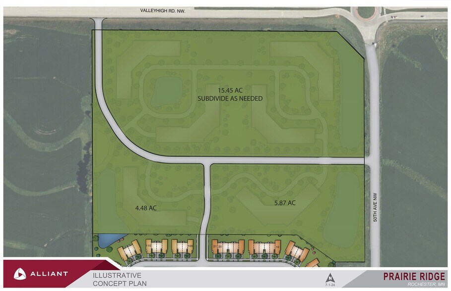 50th Ave, Rochester, MN à vendre - Plan cadastral – Image 3 sur 4