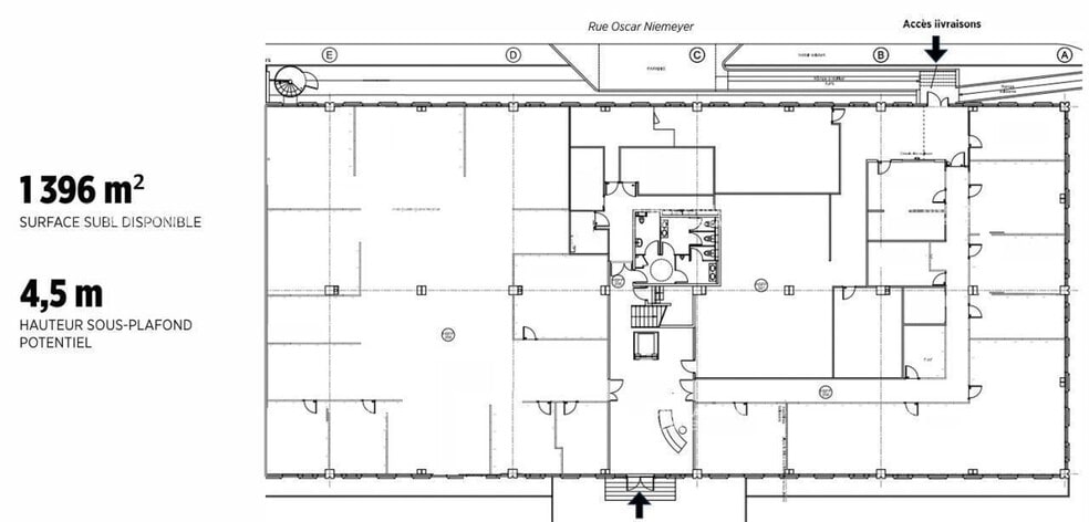 67-71 Rue De Montlhéry, Rungis à louer - Plan d’étage – Image 2 sur 9
