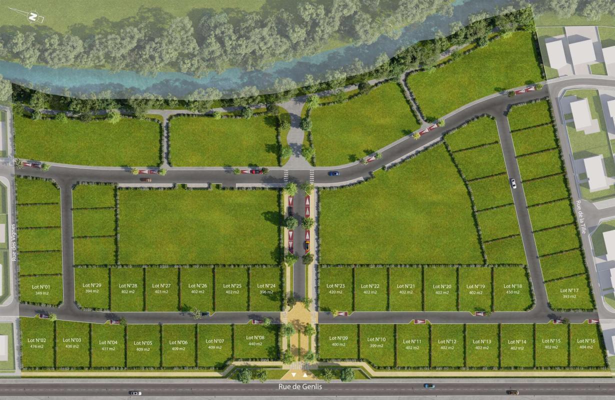 Rue De Genlis, Arc-sur-Tille à vendre Plan de site– Image 1 sur 3