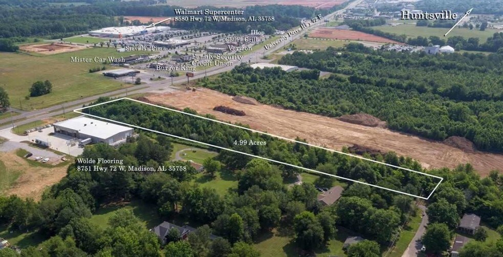 0 HIGHWAY 72, Madison, AL à vendre - Aérien – Image 2 sur 12