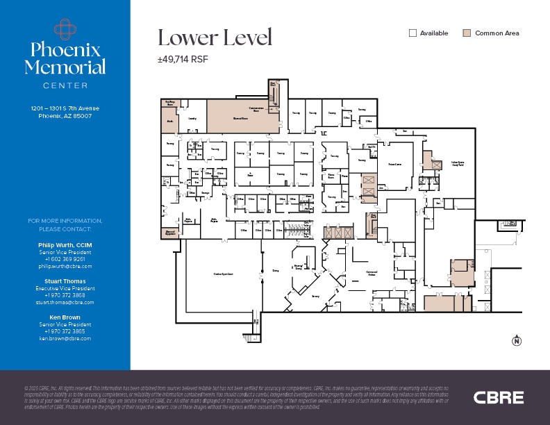 1201 S 7th Ave, Phoenix, AZ à louer Plan d’étage– Image 1 sur 1