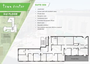 770 Tamalpais Dr, Corte Madera, CA à louer Plan d’étage– Image 1 sur 2