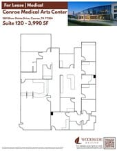 1501 River Pointe Dr, Conroe, TX à louer Plan d’étage– Image 2 sur 8