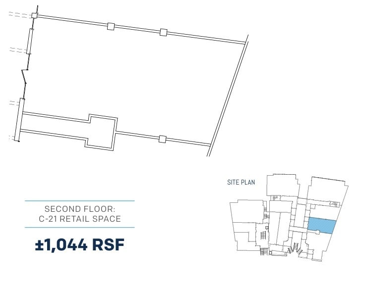 1250 Prospect St, La Jolla, CA à louer Plan d’étage– Image 1 sur 1