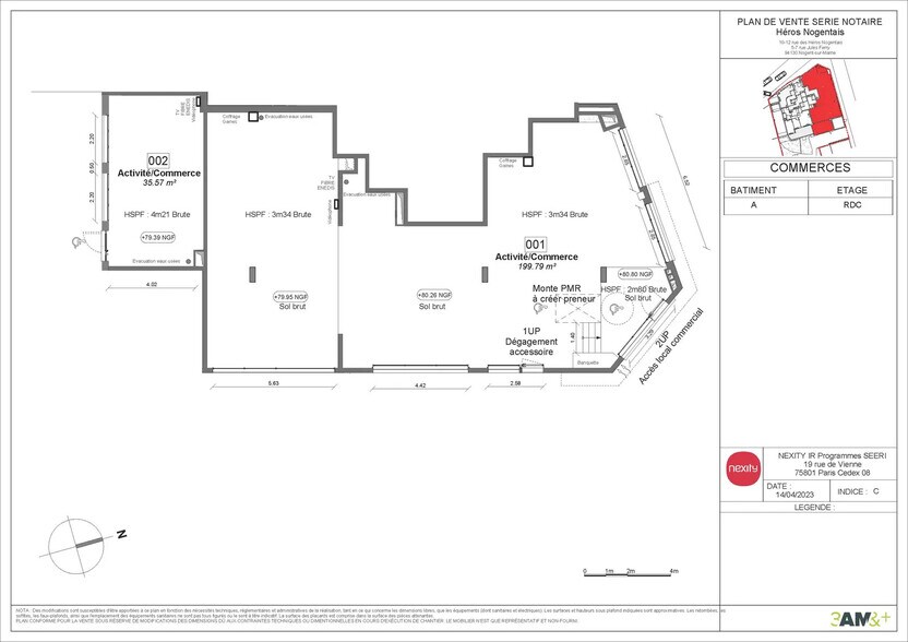 10 Rue Des Héros Nogentais, Nogent-sur-Marne à vendre - Plan d’étage – Image 2 sur 2