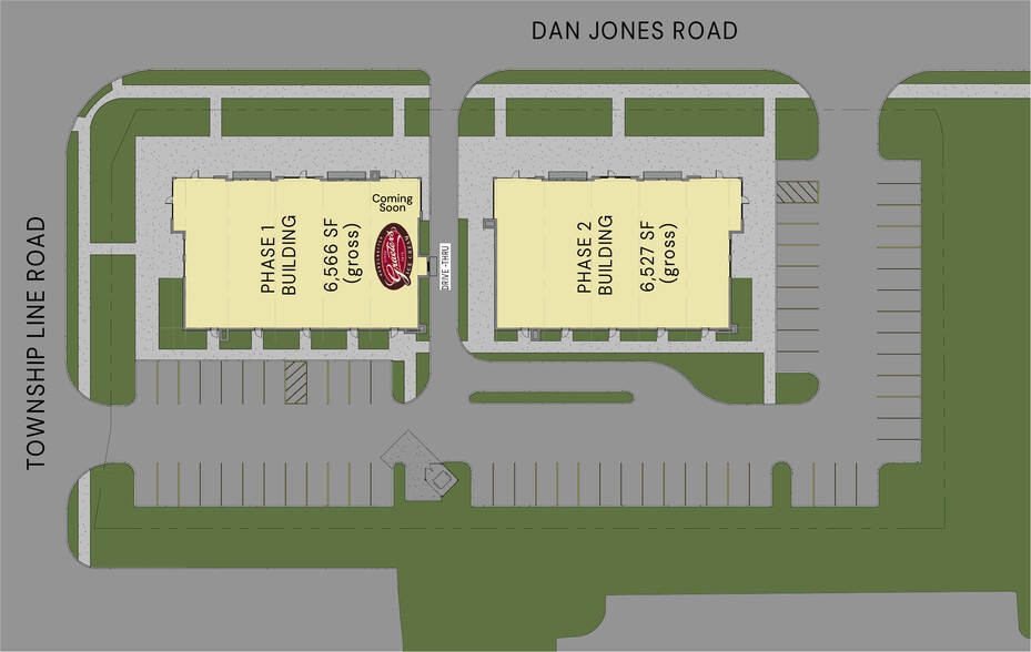 Dan Jones Rd, Plainfield, IN à louer - Plan de site – Image 2 sur 7
