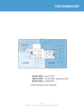 11700 Plaza America Dr, Reston, VA à louer Plan d’étage– Image 1 sur 1