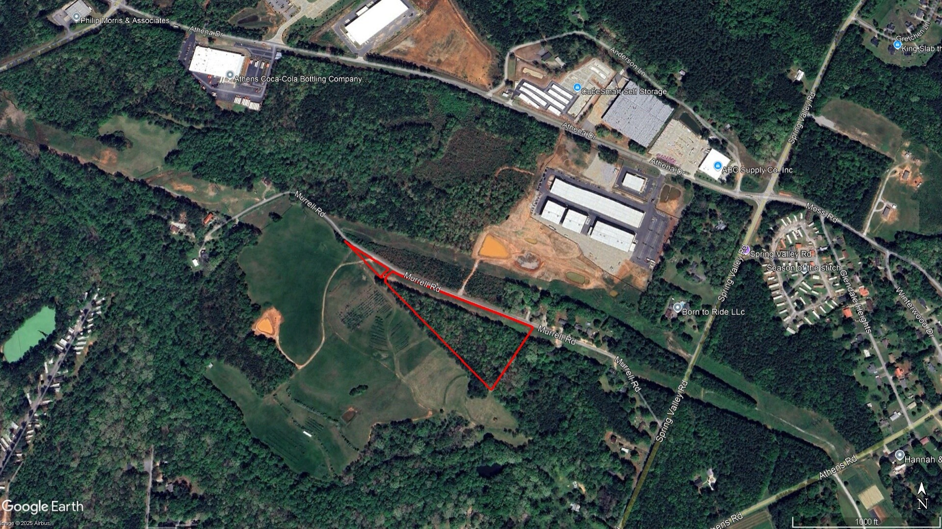 1417 MURRELL ROAD Rd, Athens, GA à vendre Aérien– Image 1 sur 3