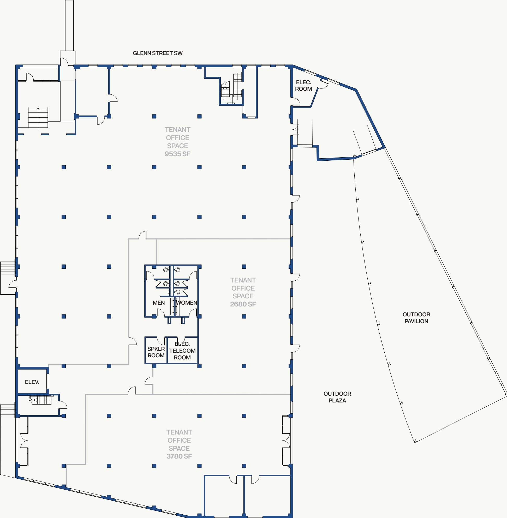 550 Glenn St SW, Atlanta, GA à louer Plan d’étage– Image 1 sur 1