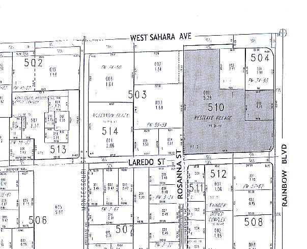 6985 W Sahara Ave, Las Vegas, NV à louer - Plan cadastral – Image 2 sur 4