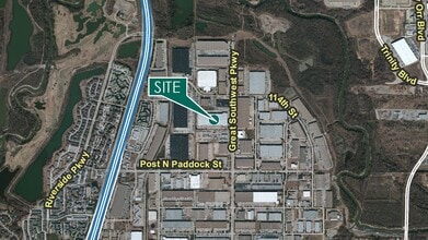 2951 N Great Southwest Pky, Grand Prairie, TX - Vue aérienne vue de carte